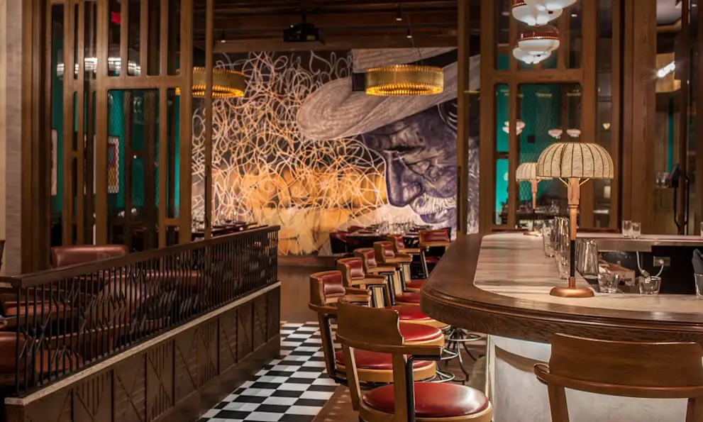 Custom resin furniture for restaurants
